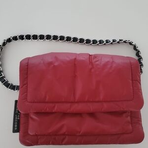Marc Jacobs Red Calfskin Pillow Bag